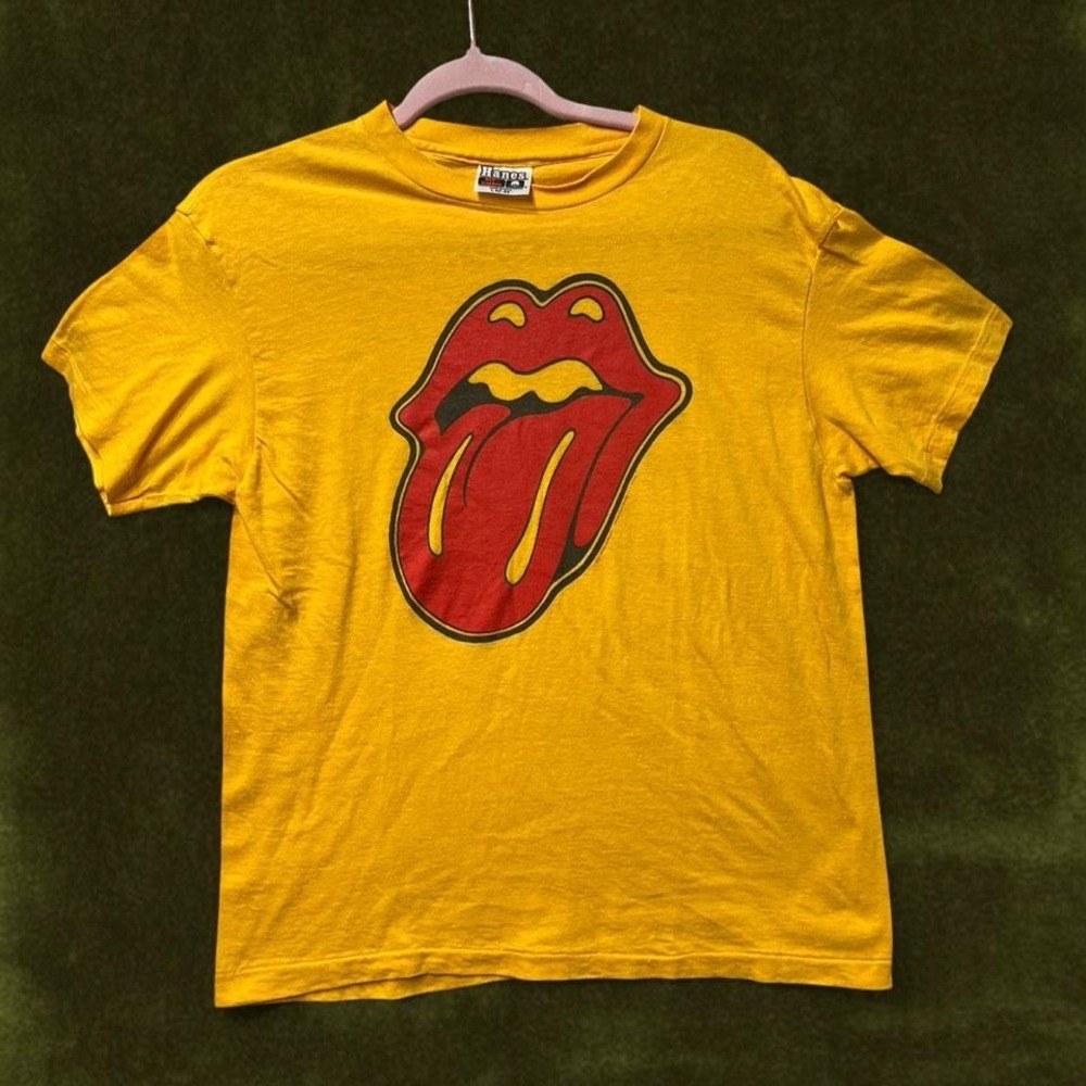 Vtg 1981 Rolling Stones Jerry's Gang Crew Shirt - Medium